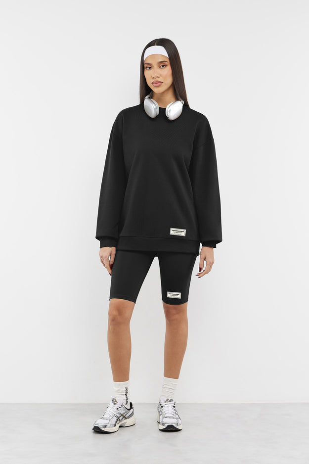 Oversized Contrast Sweatshirt