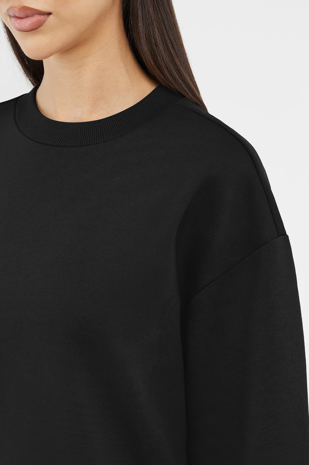 Oversized Contrast Sweatshirt