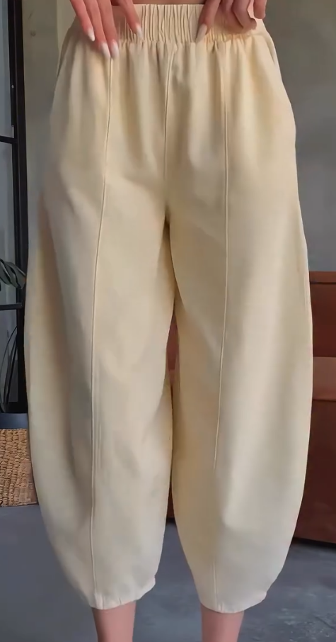 Straight Wide-Leg Pants Sweatpants