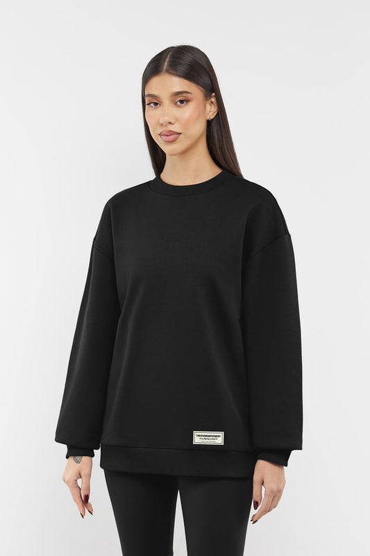 Oversized Contrast Sweatshirt