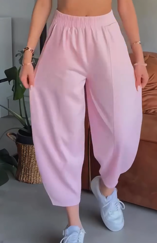 Straight Wide-Leg Pants Sweatpants